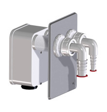 Блок сифонный HL HL4000.2 для двух стиральных или посудомоечных машин