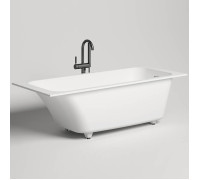 Ванна встраиваемая Salini Orlanda Kit 180х80х60 см S-Stone белый матовый 102122M
