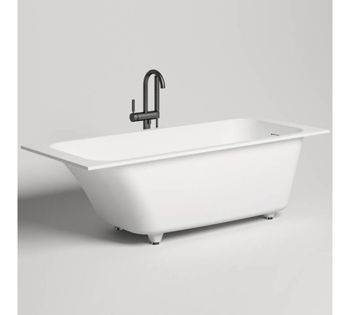 Ванна встраиваемая Salini Orlanda Kit 180х80х60 см S-Stone белый матовый 102122M