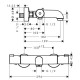 Смеситель для ванны Hansgrohe Ecostat 1001 CL термостатический хром 13201000