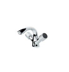 Смеситель для раковины Boheme Royal Cristal на 1 отверстие хром/черный кристалл 271-Royal/CRST black