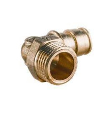 Угольник 90° Hogert GX 20x3/4 с наружной резьбой GX127Y055