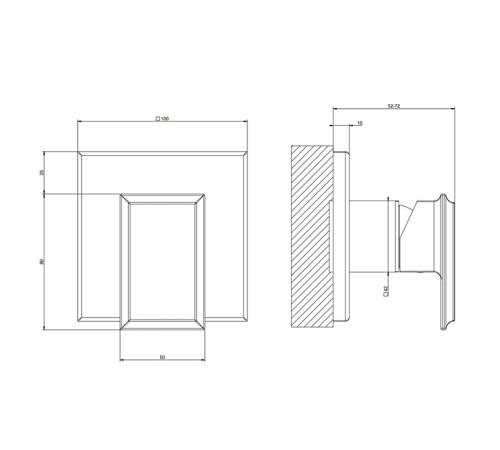 Смеситель для ванны и душа встраиваемый Gessi Eleganza золото 46106-080
