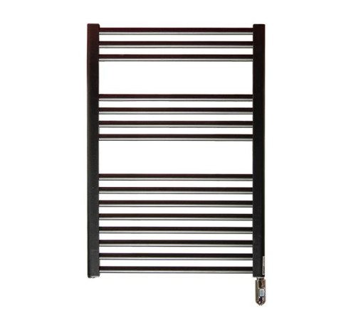 Полотенцесушитель электрический Irsap Ares 580x818 мм 400 Вт 15 трубок с выключателем черный матовый EIS058IK1IR01NNN01