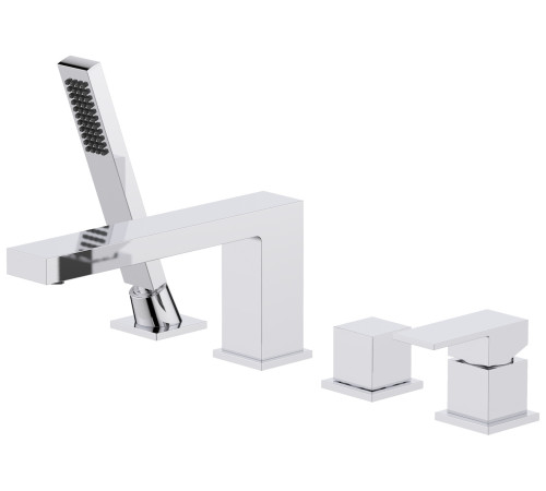 Смеситель на борт ванны Timo Selene на 4 отверстия комплект хром 2130/00Y