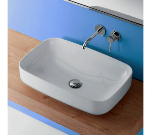 Раковина накладная Kerasan Tribeca 60х38 см без отверстия белый 514101