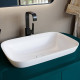 Раковина накладная Salini Marea 60х40х16 см S-Stone белый матовый 1802202M