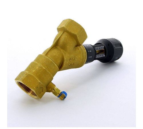 Клапан балансировочный ручной Cimberio CIM 747OT 1 1/2 ВВ с 2 ниппелями CIM 747OT N 1 1/2