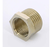 Футорка никелированная Uni-Fitt 3/8x1/2 НВ 604N2100