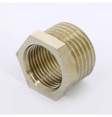 Футорка никелированная Uni-Fitt 3/8x1/2 НВ 604N2100