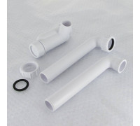 Сифон McAlpine P-образный 1 1/4 x 32 мм без выпуска с отводом MRCAT32-HC