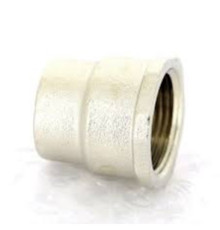 Муфта переходная латунная никелированная Stout 3/4 x 1/2 506716