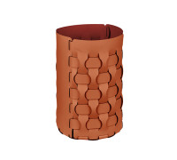 Корзина для мусора ADJ Dubai 22х35 см коньяк/бордо 2235.09/30