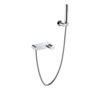 Смеситель для ванны Boheme Stick Diamond с душевым комплектом chrome 123-CRCR