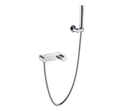 Смеситель для ванны Boheme Stick Diamond с душевым комплектом chrome 123-CRCR