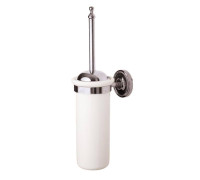 Ершик для унитаза подвесной Tivoli World Bristol 220 в керамической колбе хром TWBR220cr