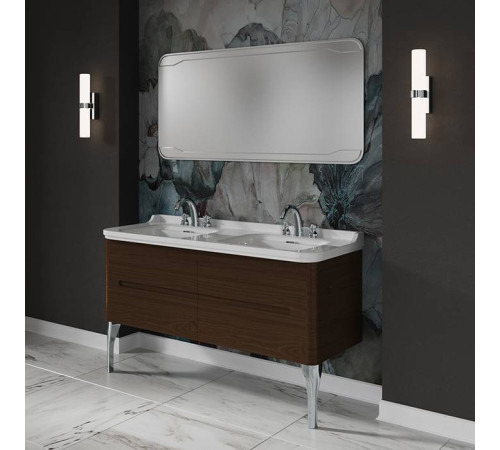 Комплект подвесной/напольной мебели Kerasan Waldorf 150 см с 4 ящиками темный орех 4143K1bi/cr / 925446