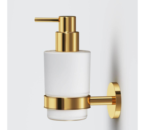 Диспенсер для жидкого мыла AM.PM X-Joy настенный золото стеклянный A85A36999