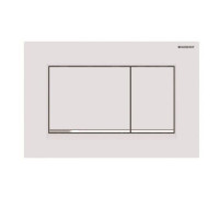 Клавиша смыва Geberit Sigma30 двойной смыв белый матовый/хром 115.883.JT.1