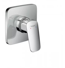 Смеситель для душа hansgrohe Logis однорычажный скрытого монтажа розетка SoftCube хром 71604000