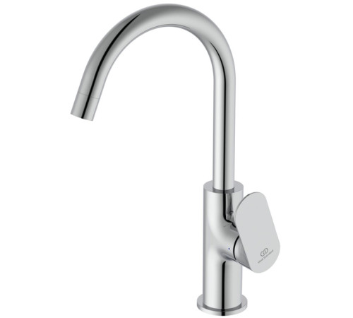 Смеситель для раковины Ideal Standard Ceralife O 21.5 см поворотный излив с донным клапаном хром BE016AA