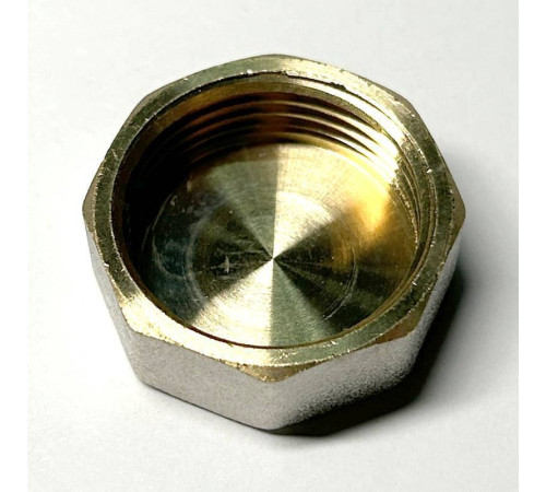 Заглушка с внутренней резьбой General Fittings 3/4 никелированная 637N3001