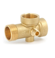 Узел пятивыводной Stout 1 x 1 x 1 x 1/4 x 1/4 82 мм латунный SFT-0015-000082