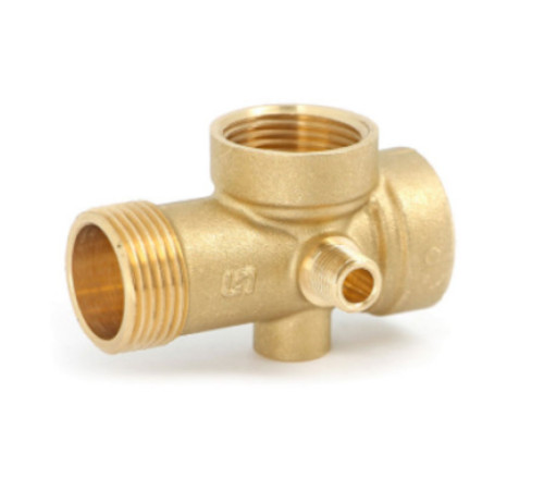 Узел пятивыводной Stout 1 x 1 x 1 x 1/4 x 1/4 82 мм латунный SFT-0015-000082