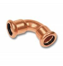 Отвод 90° SANHA Sanha-Press 6002a 28 мм медный ВПр-ВПр 16002A28