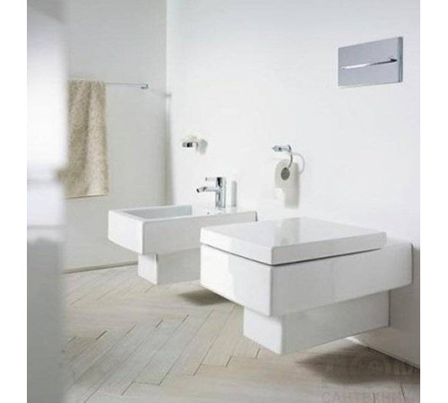 Унитаз подвесной Duravit Vero 37x54.5 см вертикальный смыв белый 2217090000