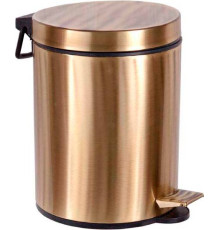Ведро мусорное напольное Boheme Medici 25х25х28 см бронза 10630
