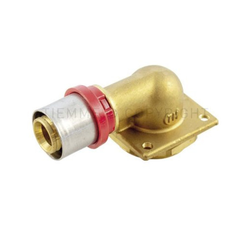 Угольник пресс с фланцем TIEMME 16х1/2 ВР 1650175