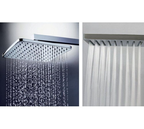 Верхний душ Bossini Cosmo 1 режим черный матовый H69598I.073