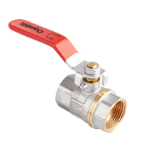 Кран шаровой AquaHit 1 1/4 ВВ PN 25 ручка-рычаг BV31107