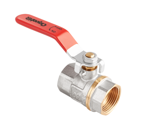 Кран шаровой AquaHit 1 1/4 ВВ PN 25 ручка-рычаг BV31107