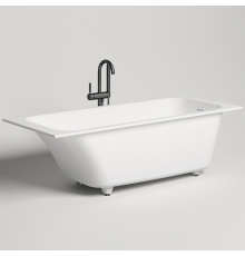 Ванна встраиваемая Salini Orlanda Kit 170х80х60 см S-Stone белый матовый 102126M