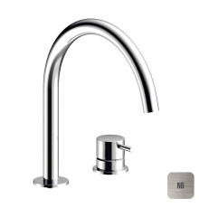 Смеситель для раковины Almar E214005 на 2 отверстия никель брашированный E214005.NB