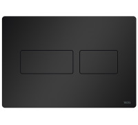 Панель смыва TECEsolid для унитаза 2 режима 220х150х6 мм черная матовая 9240416