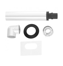 Дымоход коаксиальный телескопический Bosch FC-Set60-C13x 60/100 мм 310-505 мм 7738112498