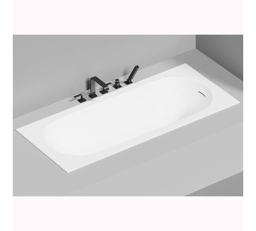 Ванна встраиваемая Salini Ornella Kit 170х75х60 см S-Stone белый матовый 102421M