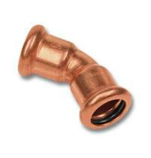 Отвод 45° SANHA 28 мм ВПр-ВПр медь 1604128