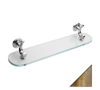 Полочка стеклянная Migliore Oxford 60 см бронза 113.92