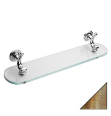 Полочка стеклянная Migliore Oxford 60 см бронза 113.92