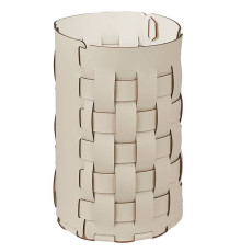 Корзина для мусора ADJ Bottega 22х35 см панна котта/белый 2035.16/10