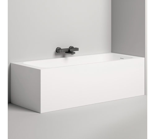 Ванна встраиваемая Salini Orlanda Kit 170х80х60 см S-Stone белый матовый 102126M