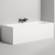 Ванна встраиваемая Salini Orlanda Kit 170х80х60 см S-Stone белый матовый 102126M