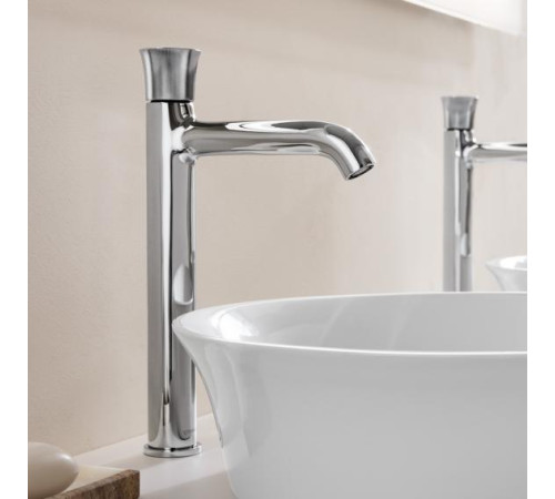 Смеситель для раковины Duravit White Tulip WT1040002010 однорычажный XL 317 мм хром WT1040002010
