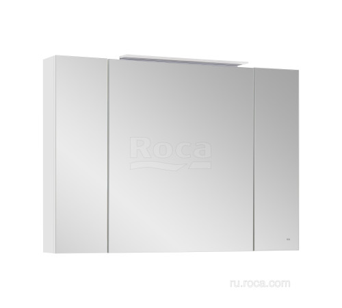 Шкаф зеркальный Roca Oleta 100 правый белый глянец A857648806