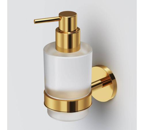 Диспенсер для жидкого мыла AM.PM X-Joy настенный золото стеклянный A85A36999