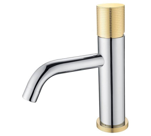 Смеситель для раковины Boheme Stick Chrome Touch Gold 121-CRG.2